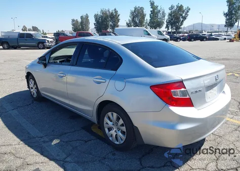 2012 Honda Civic Lx из США, поврежденный, VIN 19XFB2F59CE336521